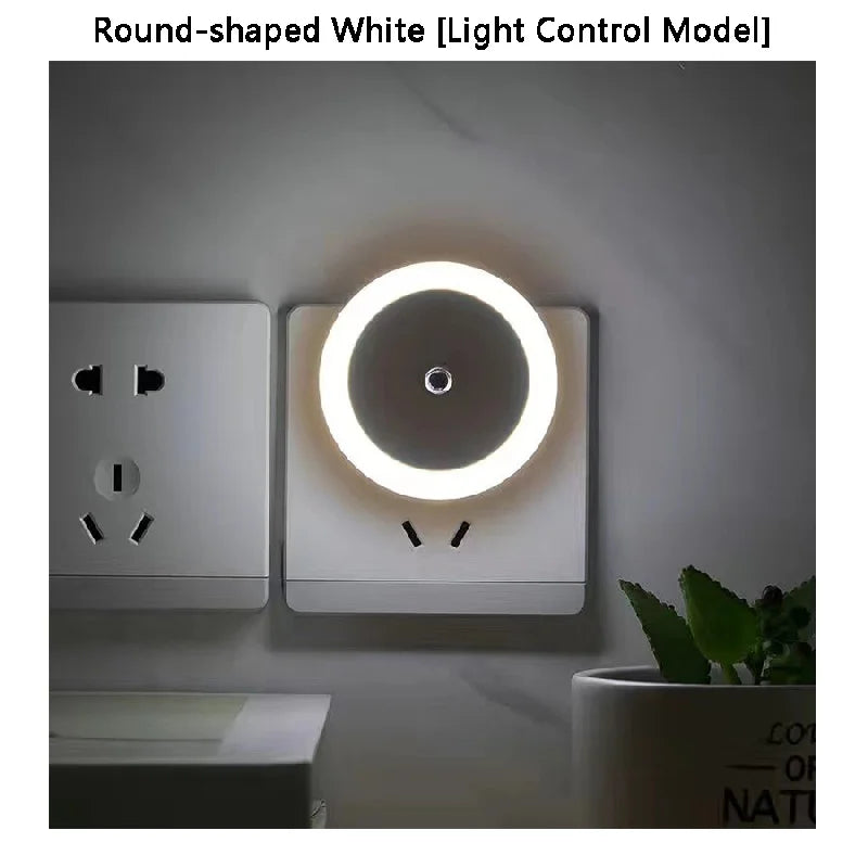 Bedside LED Night Light — Warm Glow Lamp