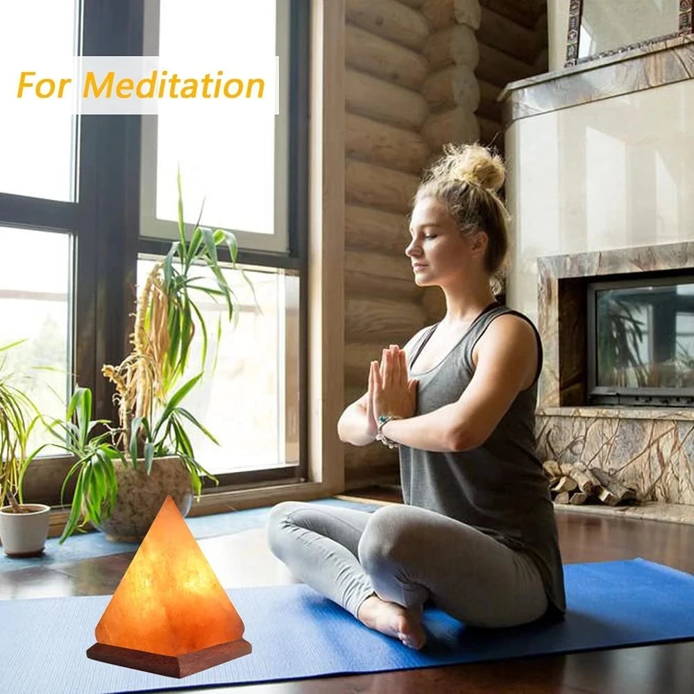 USB Himalayan Salt Lamp — 8-Color Mood Glow