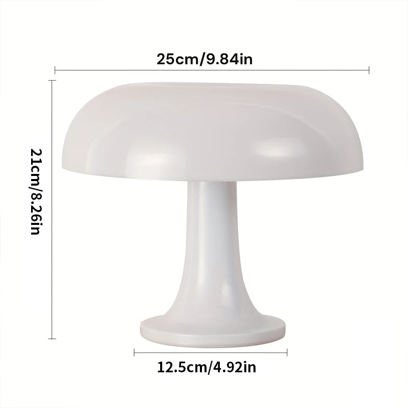 Mushroom Table Lamp — Minimalist Modern Glow