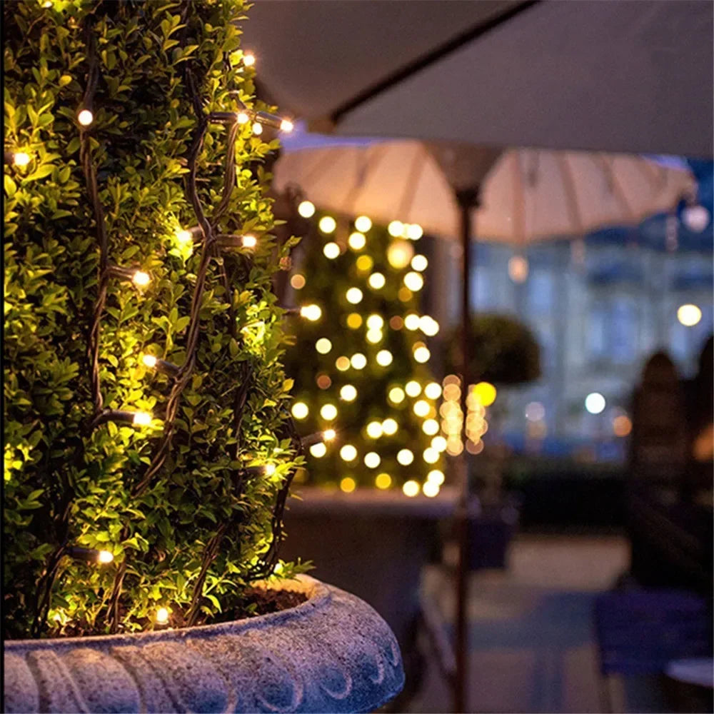 Solar Fairy Light Garland — Outdoor Waterproof Glow