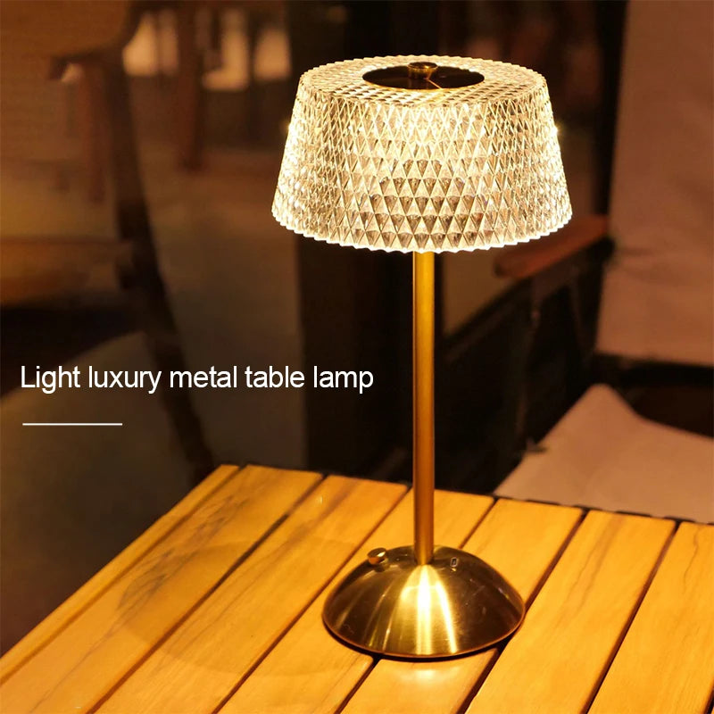 Rechargeable Touch Atmosphere Lamp — Glass Mood Light