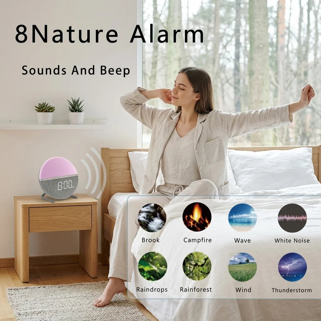 Sunrise Wake-Up Light Alarm Clock