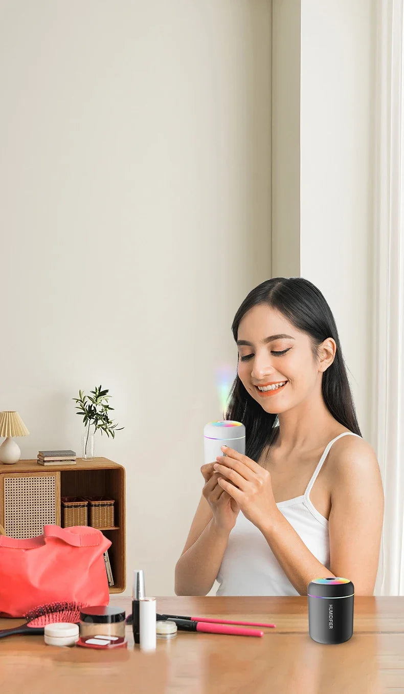 Mini USB Aroma Diffuser — Portable Mist Humidifier
