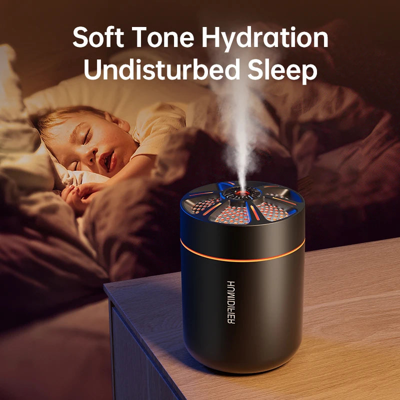 Aroma Diffuser & Humidifier — 180ML Colorful Mist Lamp