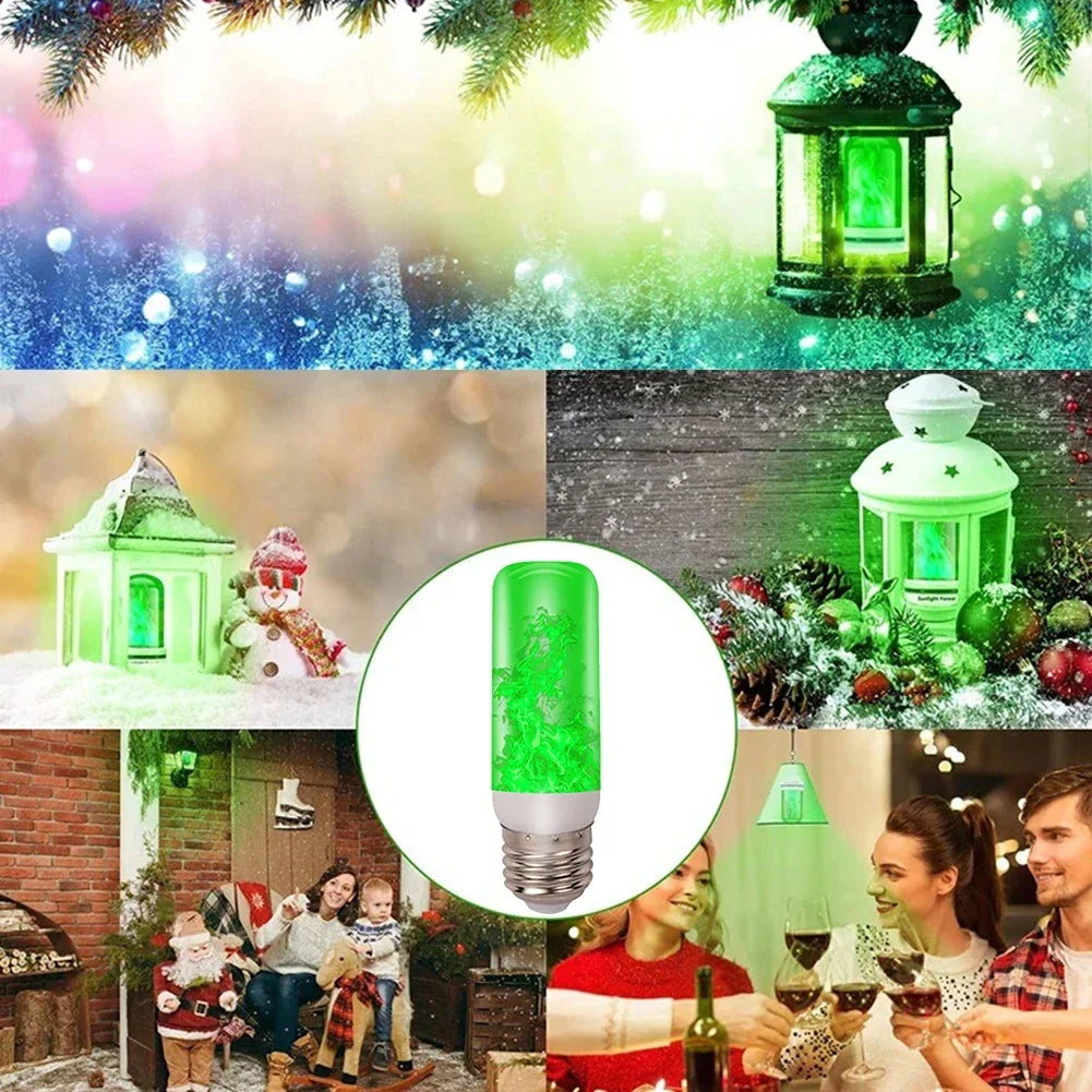 Color-Changing Flame Bulb — RGB Fire Effect