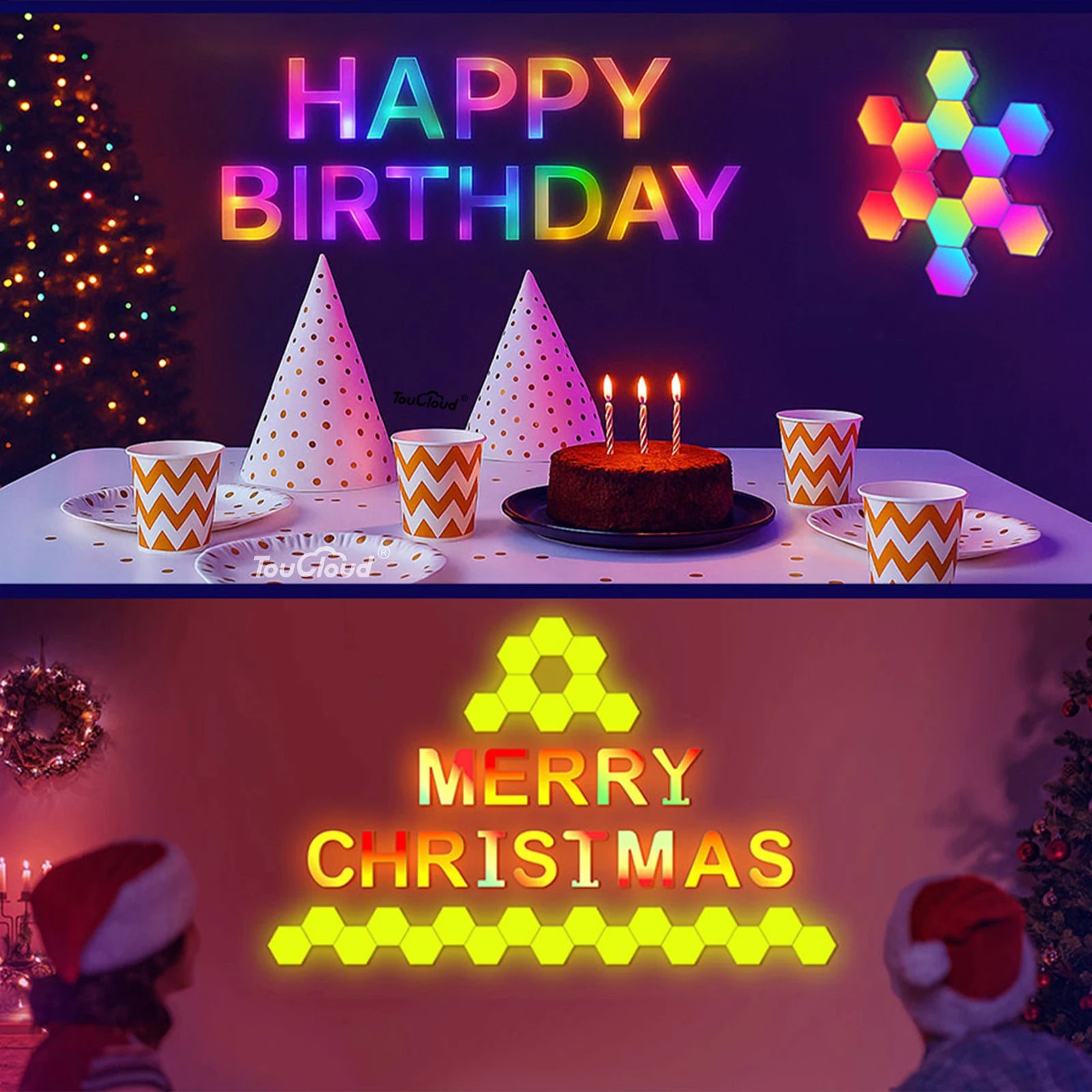 Smart Hexagon LED Wall Panels