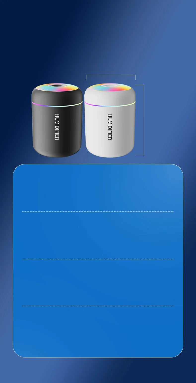 Mini USB Aroma Diffuser — Portable Mist Humidifier