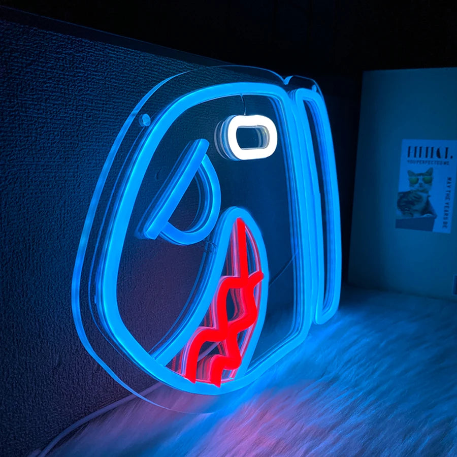 Animated LED Neon Sign — Cartoon Wall Light