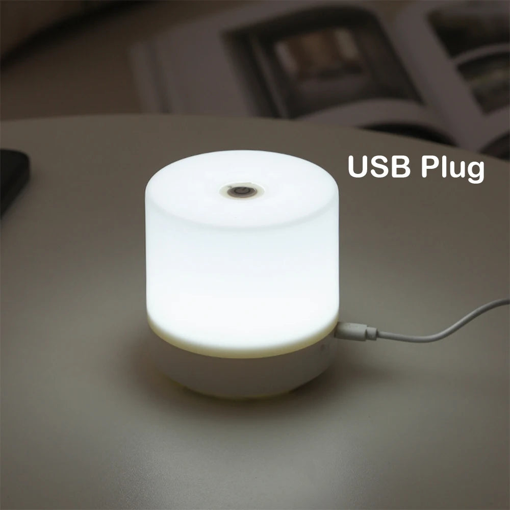 Touch Bedside Lamp — Dimmable 3-Color Glow