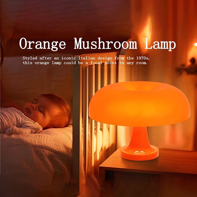 Mushroom Table Lamp — Minimalist Modern Glow