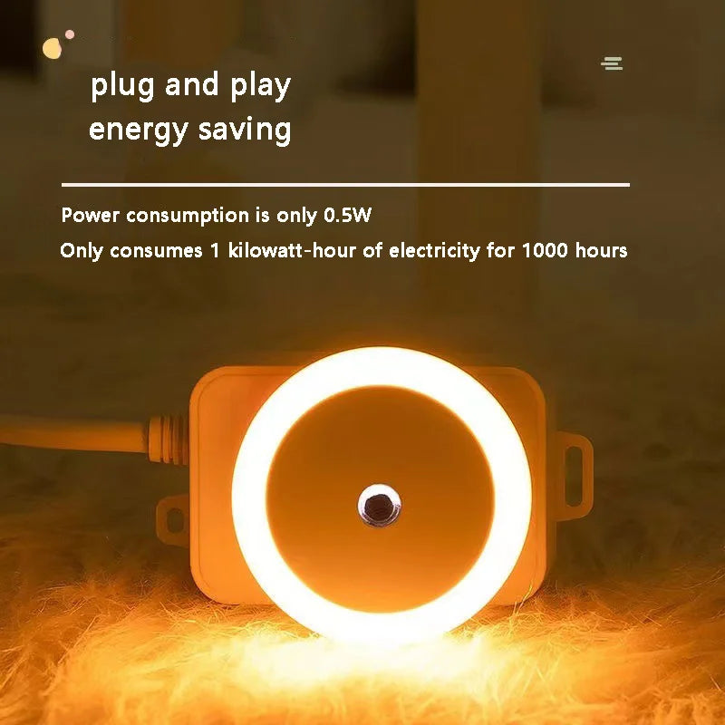 Bedside LED Night Light — Warm Glow Lamp
