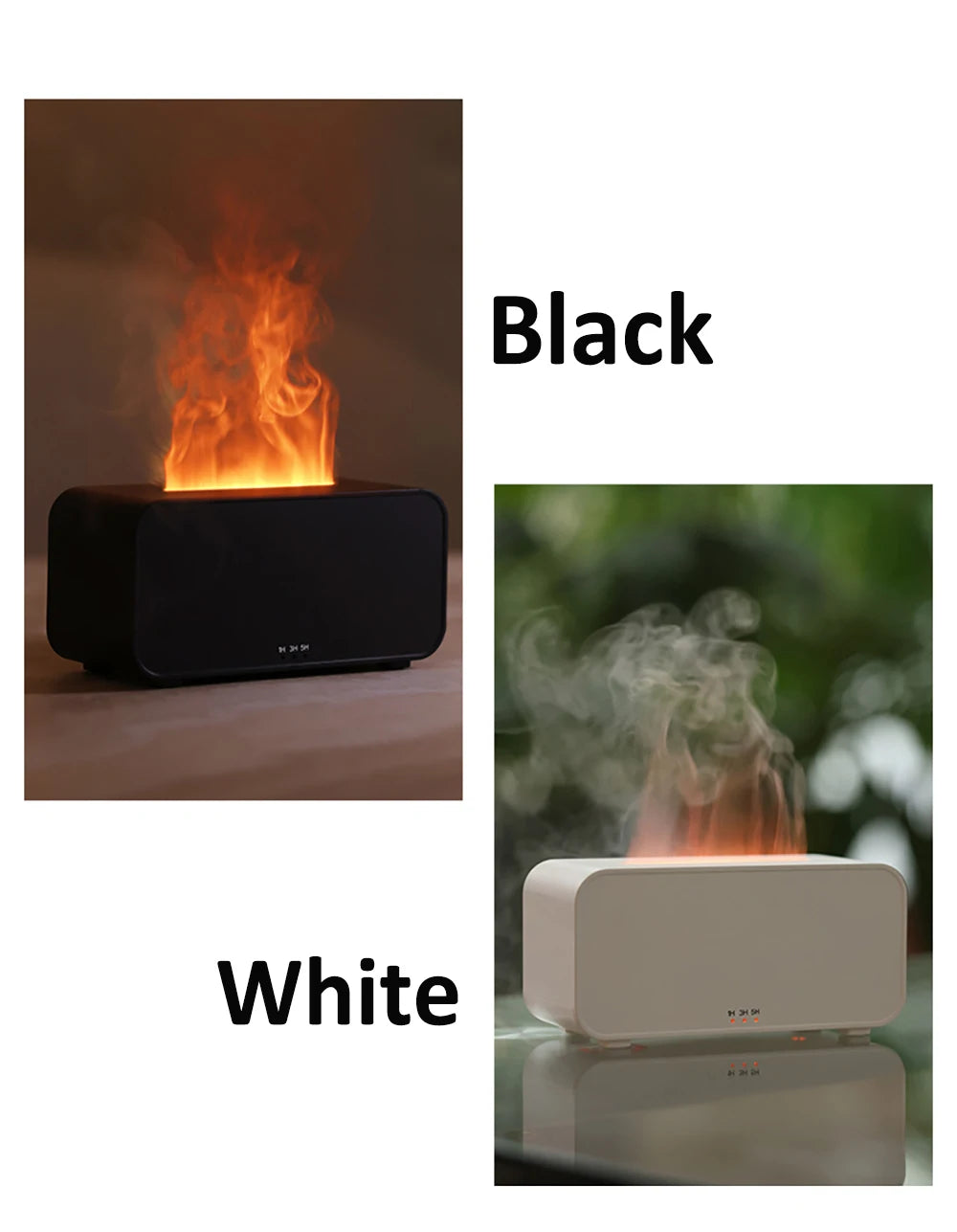 Flame Aroma Diffuser — 7-Color Fire Humidifier