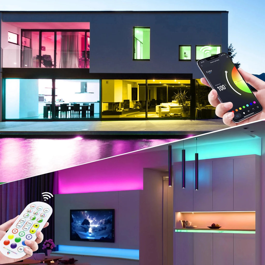 Smart Neon Rope Lights — App & Music Sync