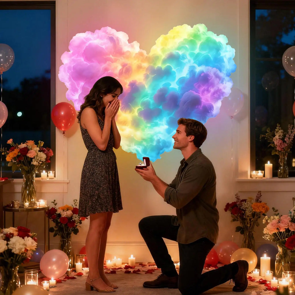 Thundercloud LED Ceiling Lamp — Color-Changing Storm Light