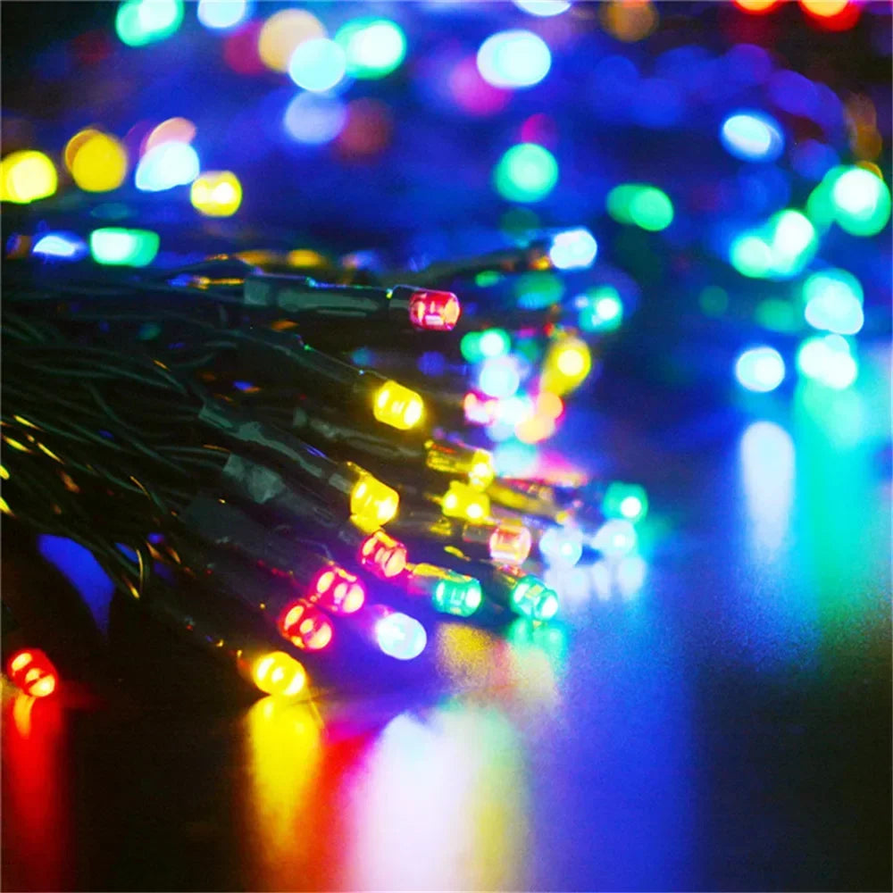 Solar Fairy Light Garland — Outdoor Waterproof Glow