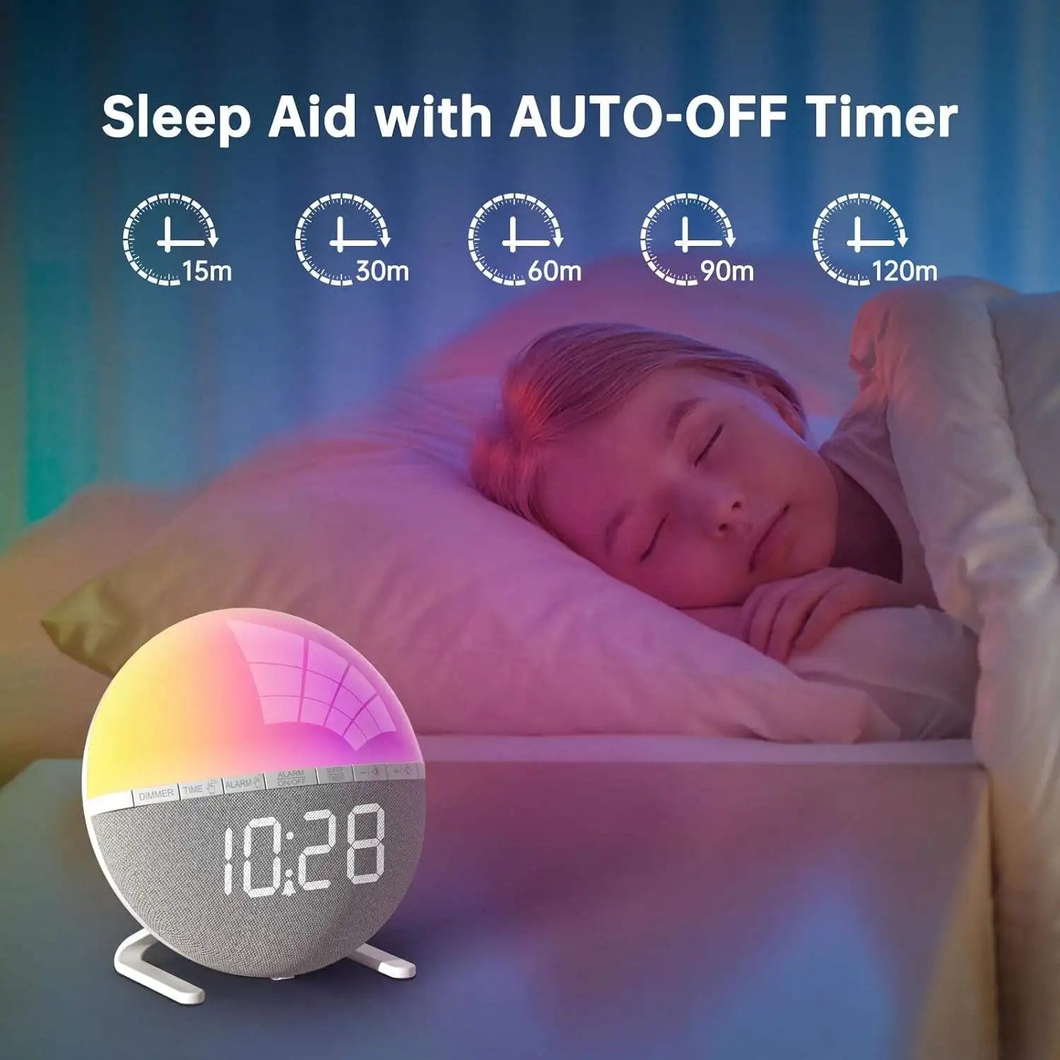 Sunrise Wake-Up Light Alarm Clock