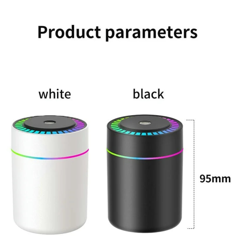 Aroma Diffuser & Humidifier — 180ML Colorful Mist Lamp