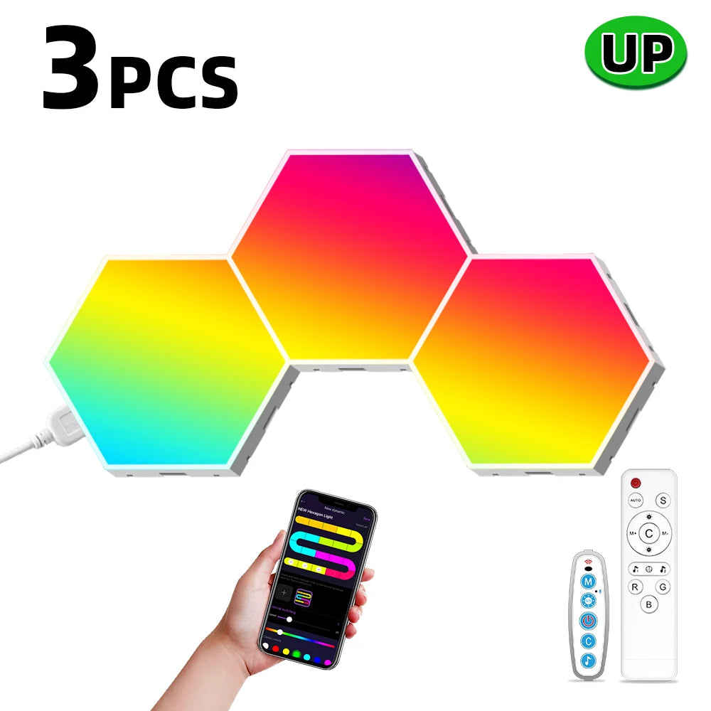 Smart Hexagon LED Wall Panels