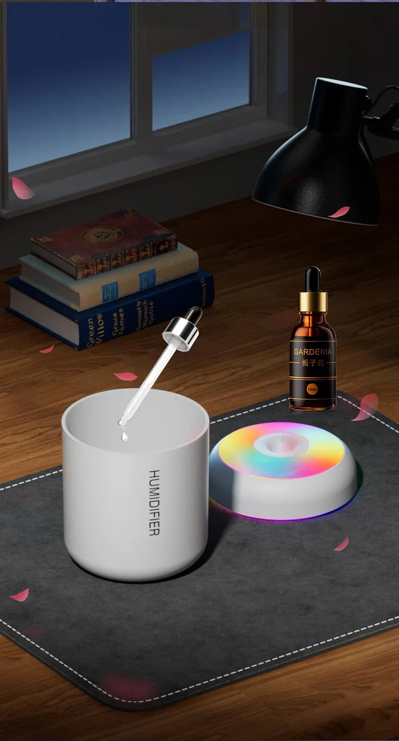 Mini USB Aroma Diffuser — Portable Mist Humidifier