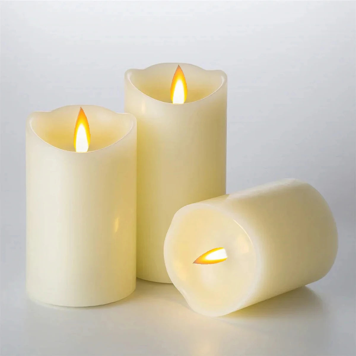 Flameless LED Candles (Set of 3)