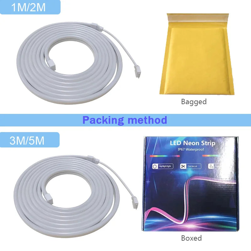 Smart Neon Rope Lights — App & Music Sync