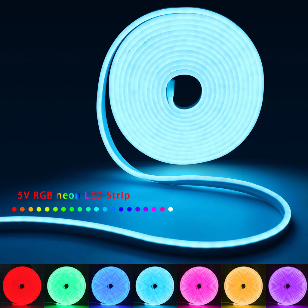 Smart Neon Rope Lights — App & Music Sync