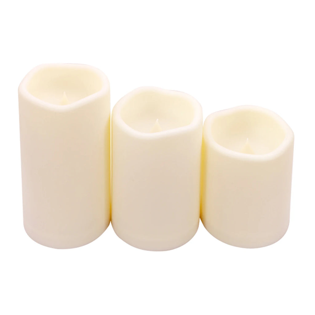 Flameless LED Candles (Set of 3)