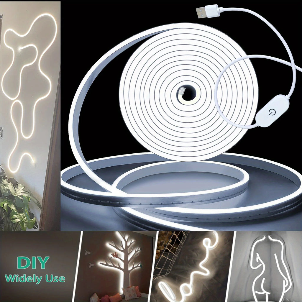 Smart Touch LED Neon Strip — Dimmable Backlight