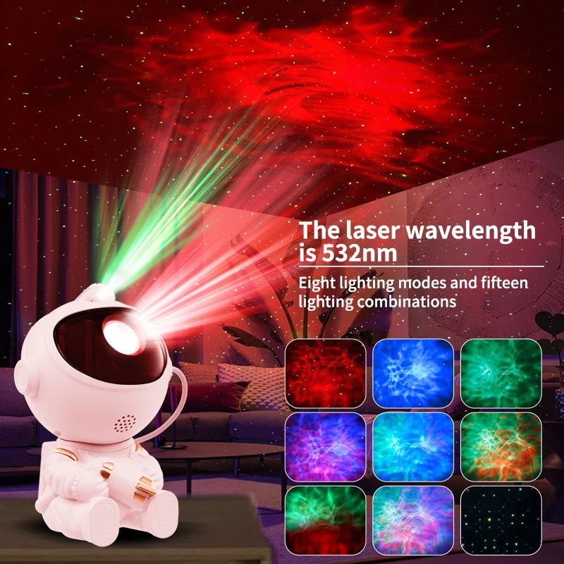 Astronaut Galaxy Star Projector