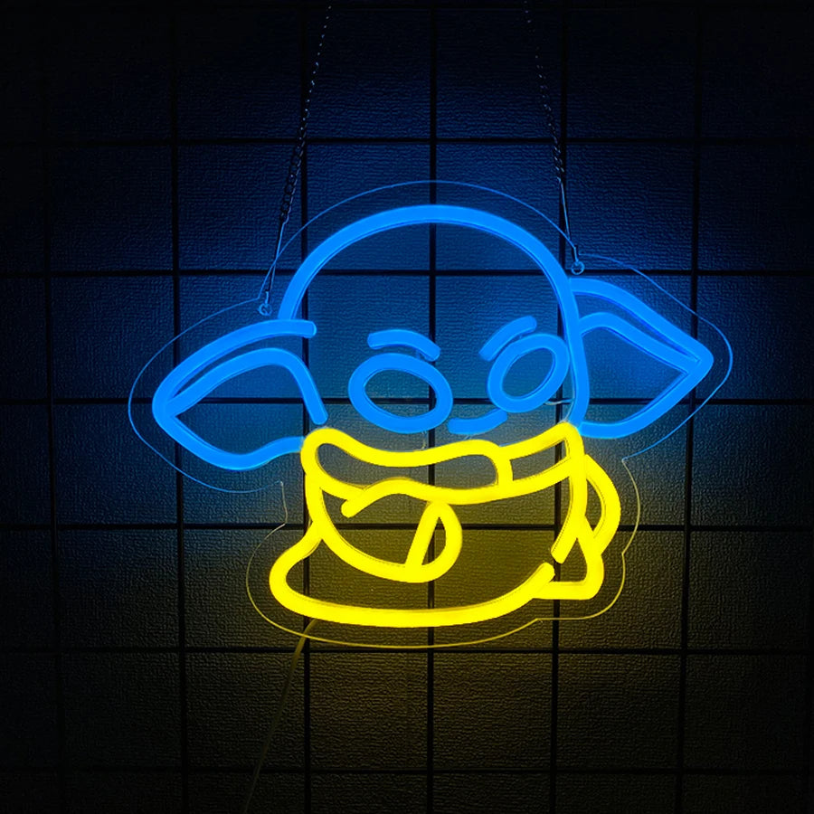 Animated LED Neon Sign — Cartoon Wall Light