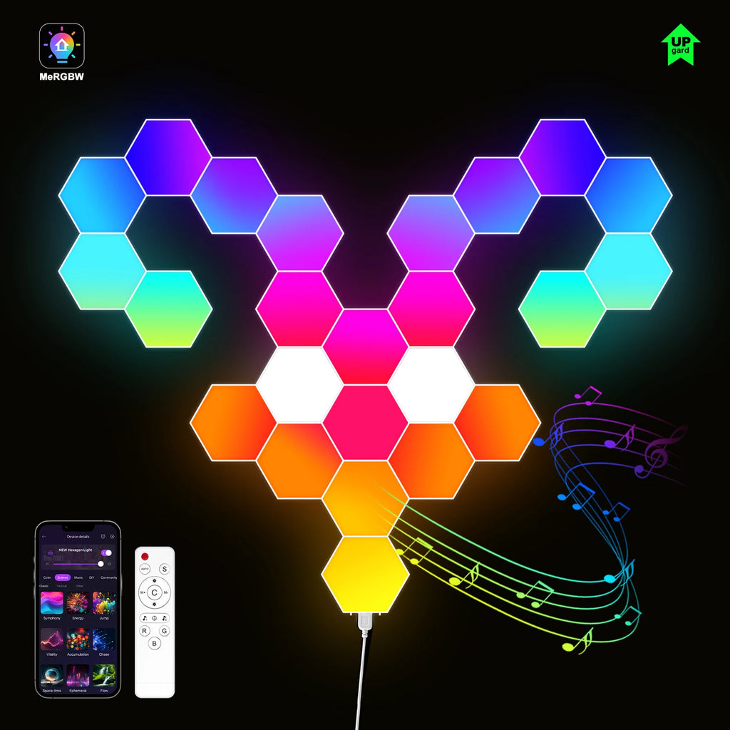 Smart Hexagon LED Wall Panels