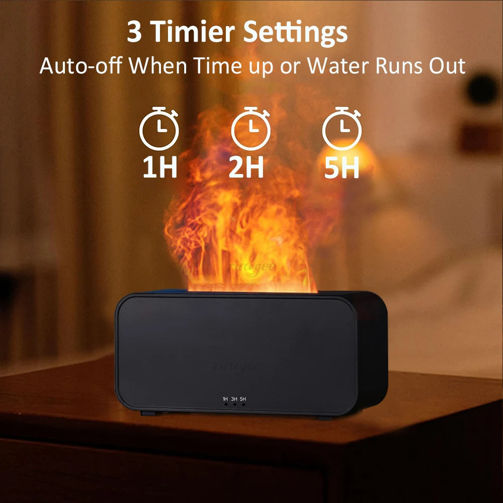 Flame Aroma Diffuser — 7-Color Fire Humidifier