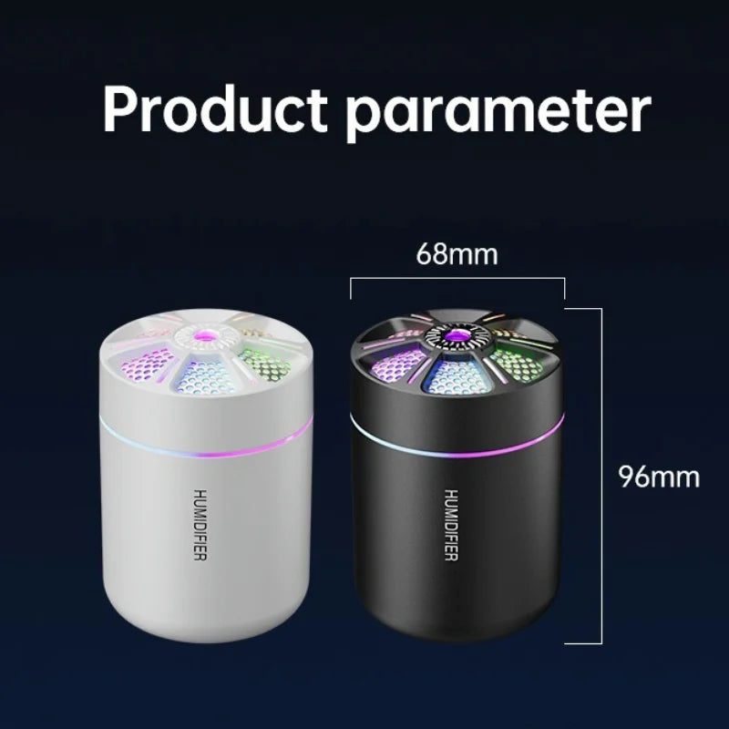 Aroma Diffuser & Humidifier — 180ML Colorful Mist Lamp
