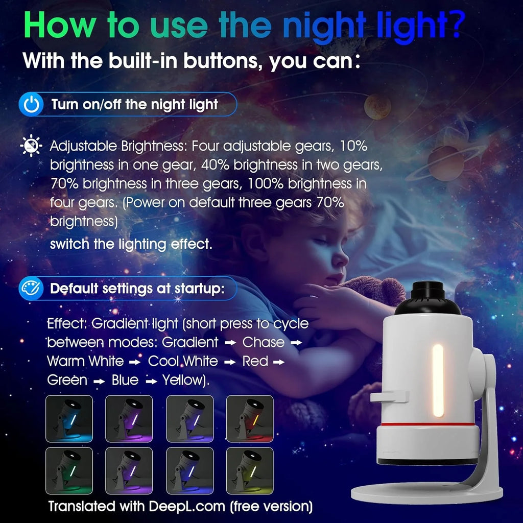Smart Galaxy Star Projector