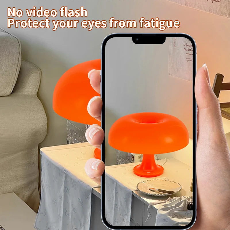 Mushroom Table Lamp — Minimalist Modern Glow