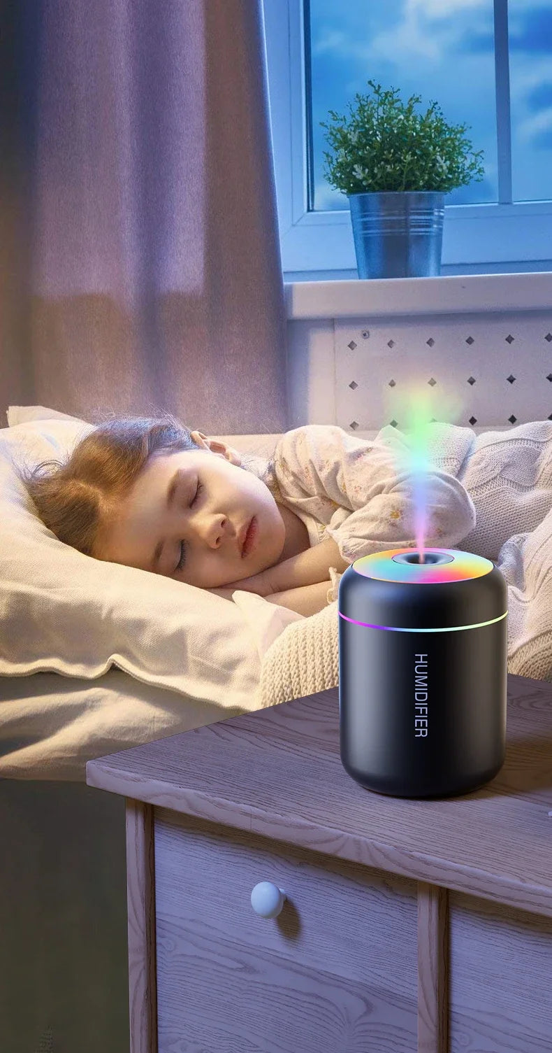 Mini USB Aroma Diffuser — Portable Mist Humidifier