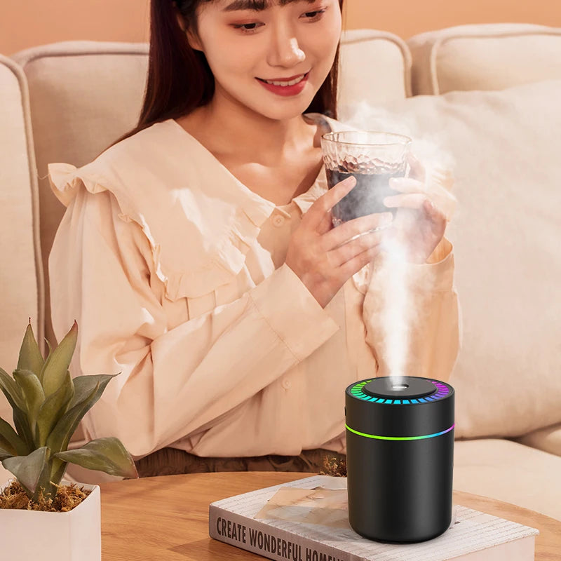 Aroma Diffuser & Humidifier — 180ML Colorful Mist Lamp