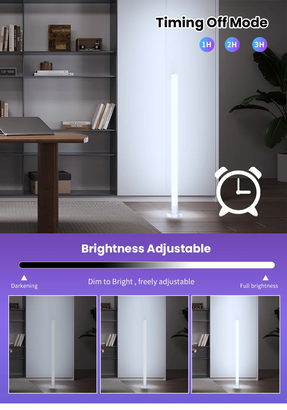 Smart RGB Corner Floor Lamp