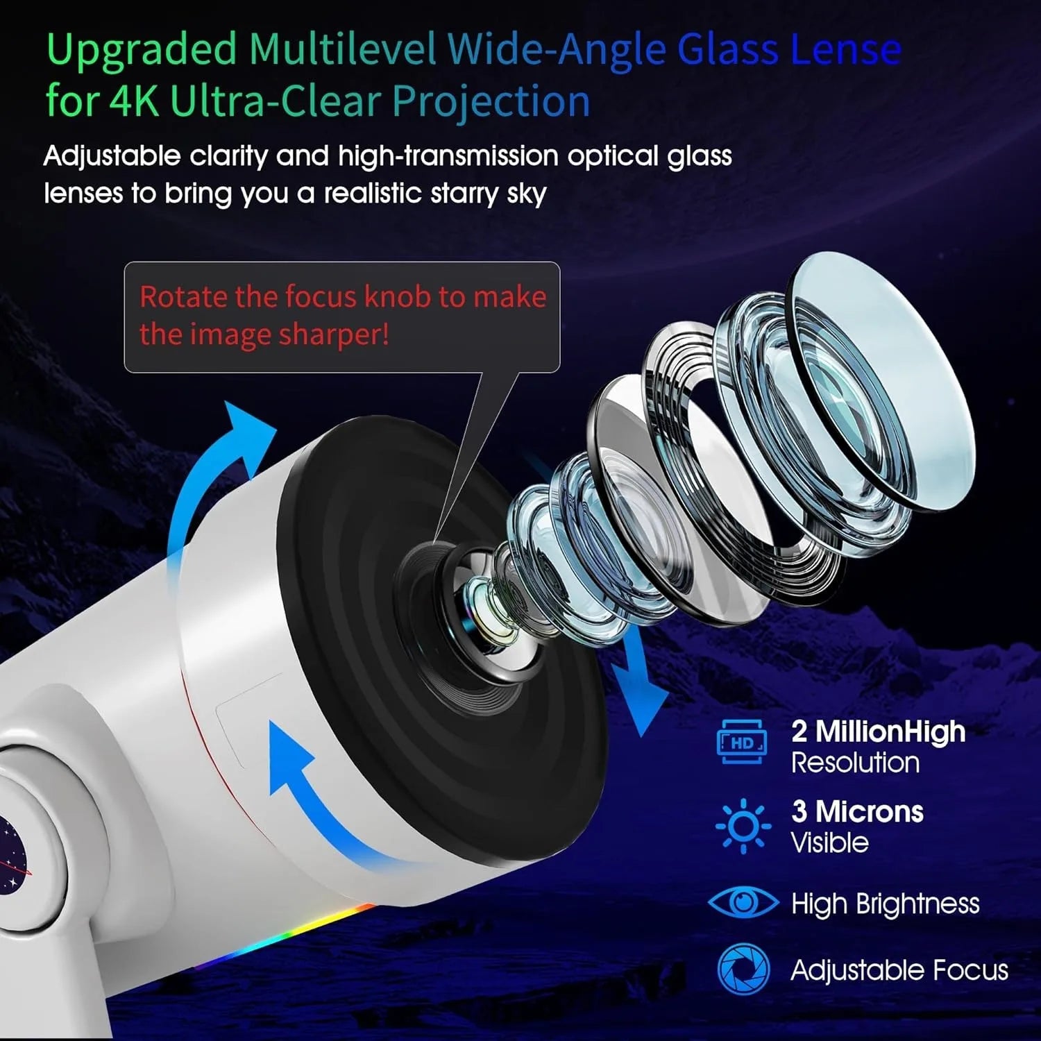 Smart Galaxy Star Projector