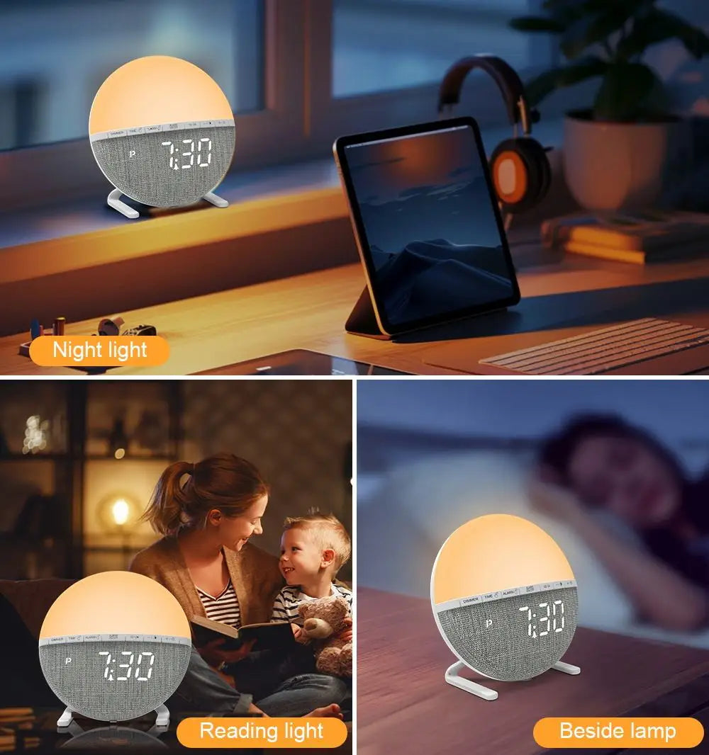 Sunrise Wake-Up Light Alarm Clock