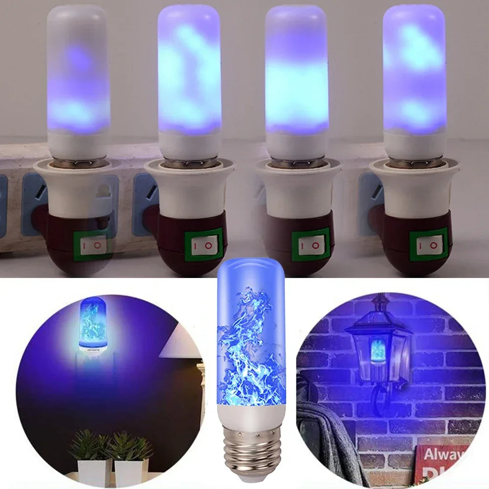 Color-Changing Flame Bulb — RGB Fire Effect
