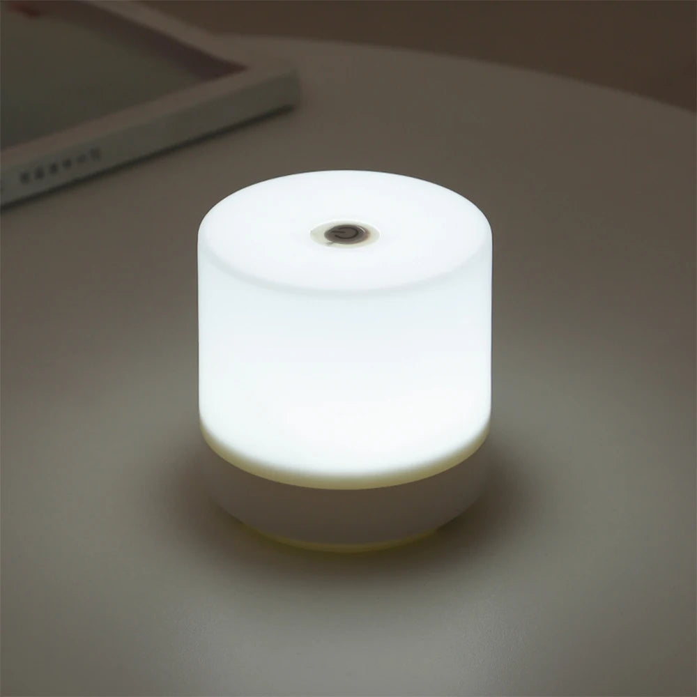 Touch Bedside Lamp — Dimmable 3-Color Glow