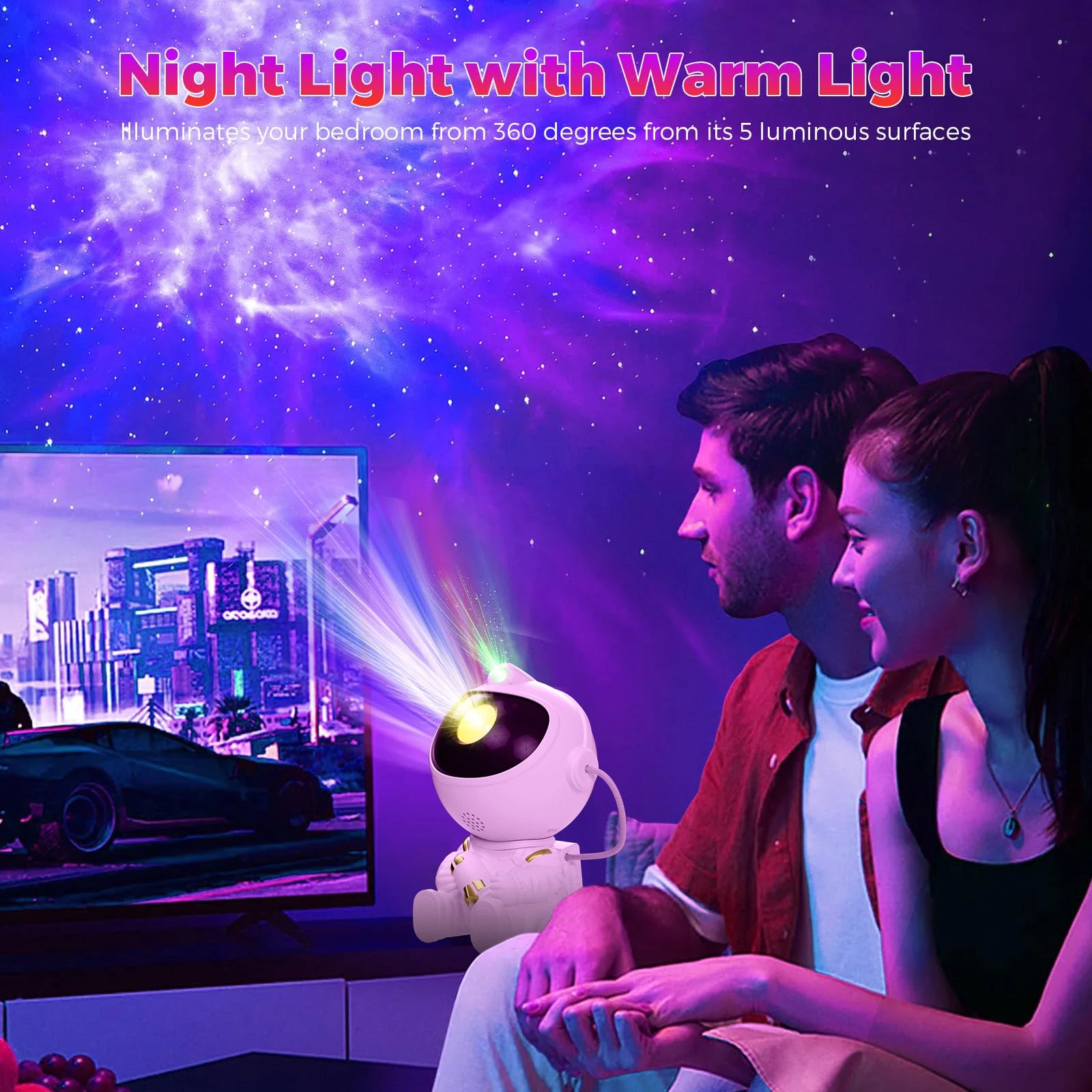 Astronaut Galaxy Star Projector
