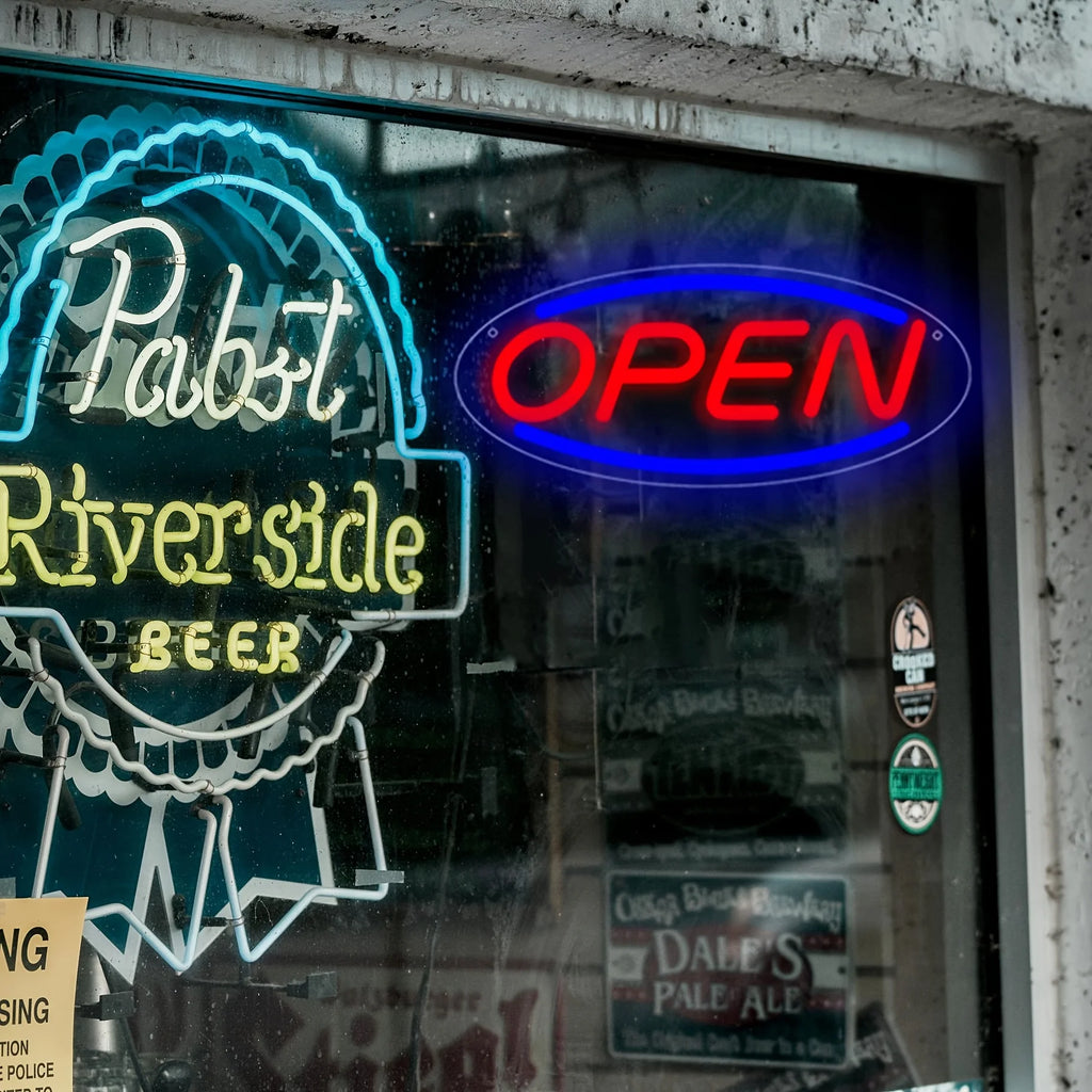OPEN Neon Sign — LED Business Light