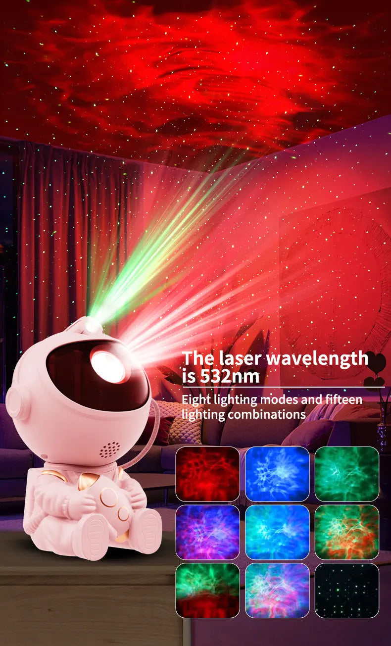 Astronaut Galaxy Star Projector
