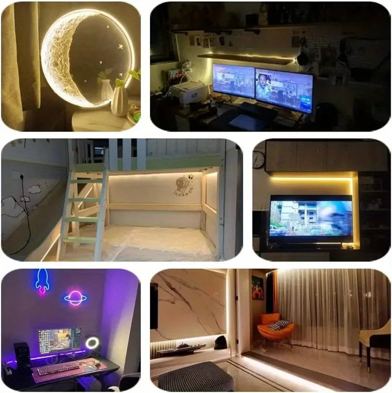Smart Touch LED Neon Strip — Dimmable Backlight