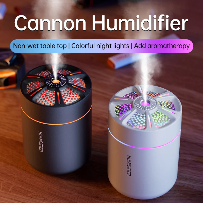 Aroma Diffuser & Humidifier — 180ML Colorful Mist Lamp