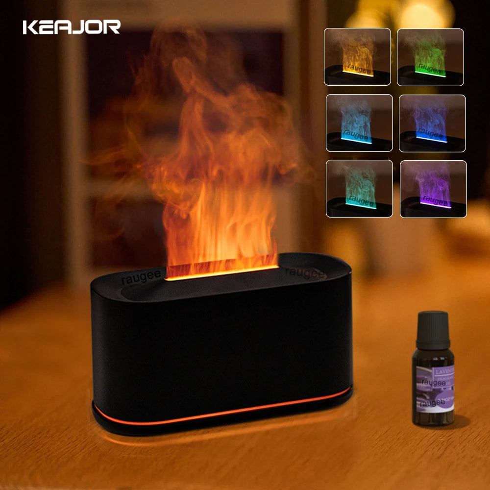 Flame Aroma Diffuser Lamp