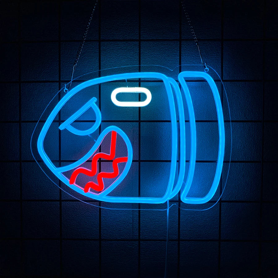 Animated LED Neon Sign — Cartoon Wall Light