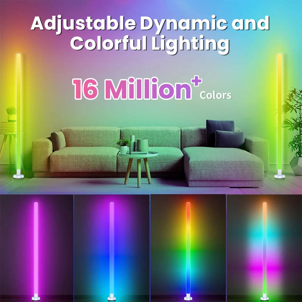 Smart RGB Corner Floor Lamp